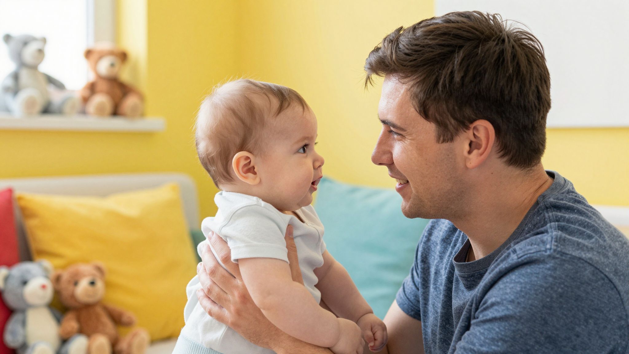 A digitális eszközök korlátozzák a szemkontaktus fejlődését.