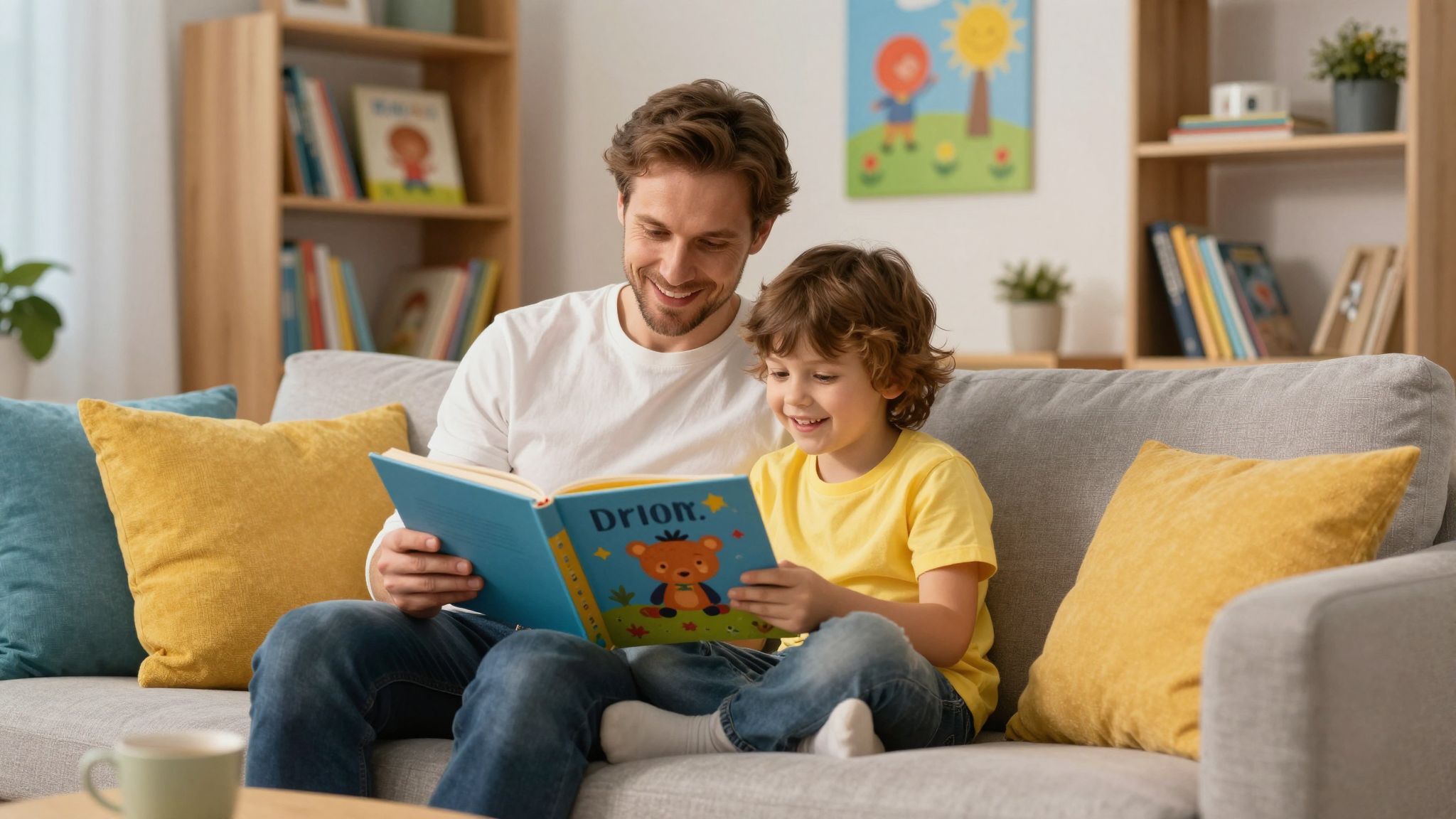 A felolvasás erősíti a gyerekek kognitív fejlődését.
