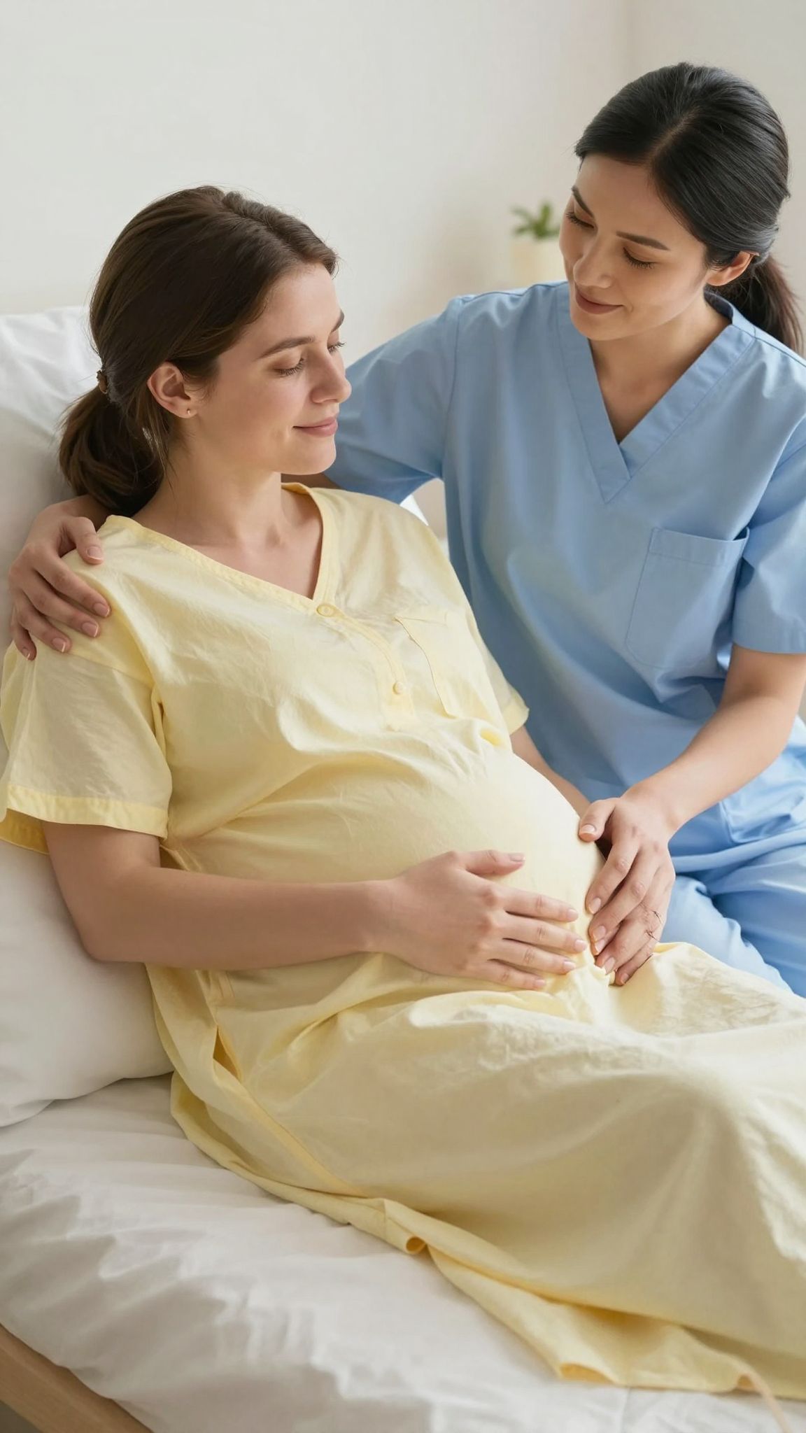 A megfelelő érintés csökkenti a fájdalmat vajúdáskor.