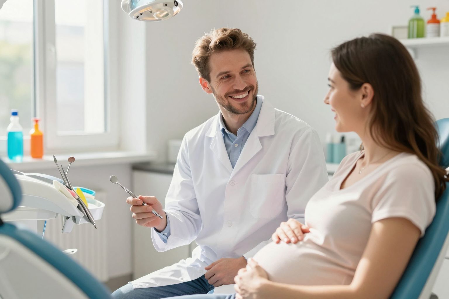 A fogorvos tájékoztatása segít a terhességi komplikációk elkerülésében.