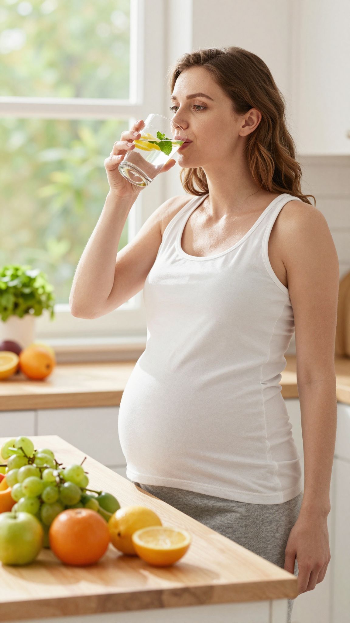 A megfelelő hidratálás csökkenti a terhességi hányást.