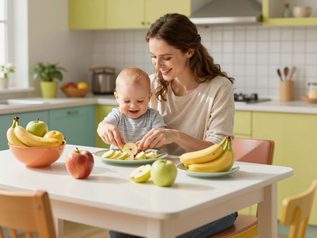 A hozzátáplálás kezdete: hogyan vezesd be a gyümölcsöket a baba étrendjébe?