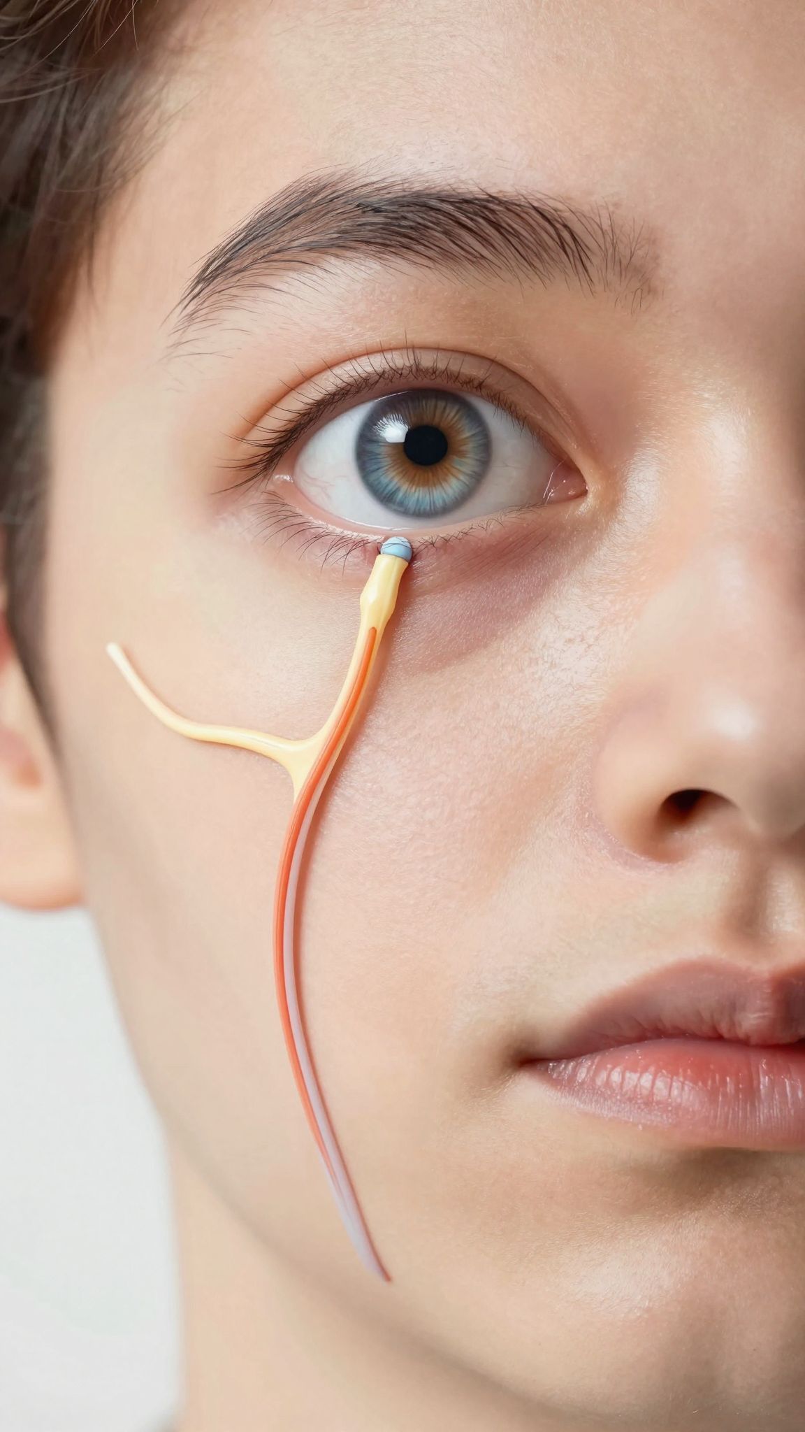 A látóideg információt közvetít a szem és az agy között.