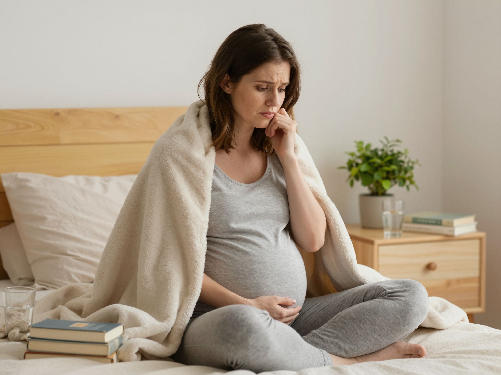 A terhességi álmatlanság hatással lehet a babára is.