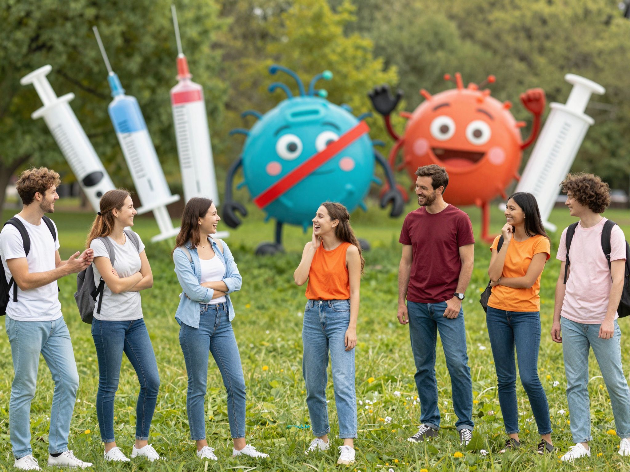 A kollektív védelem megakadályozza a járványok terjedését.