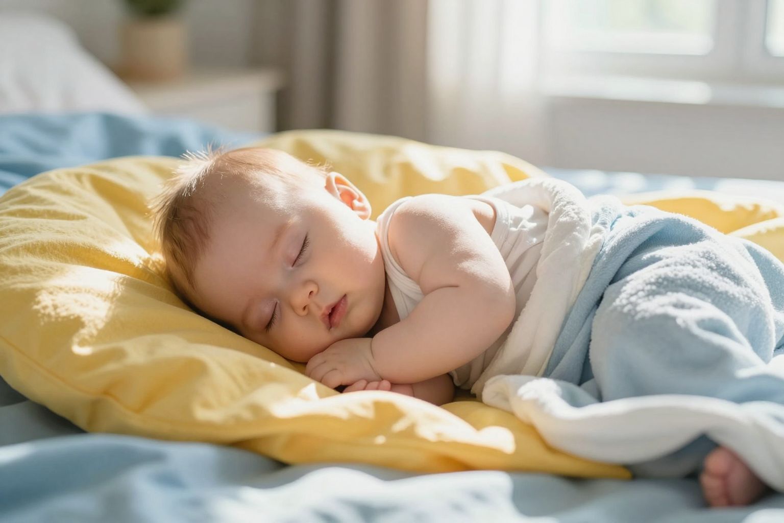 A sült csirke póz biztonságérzetet nyújt a babának.