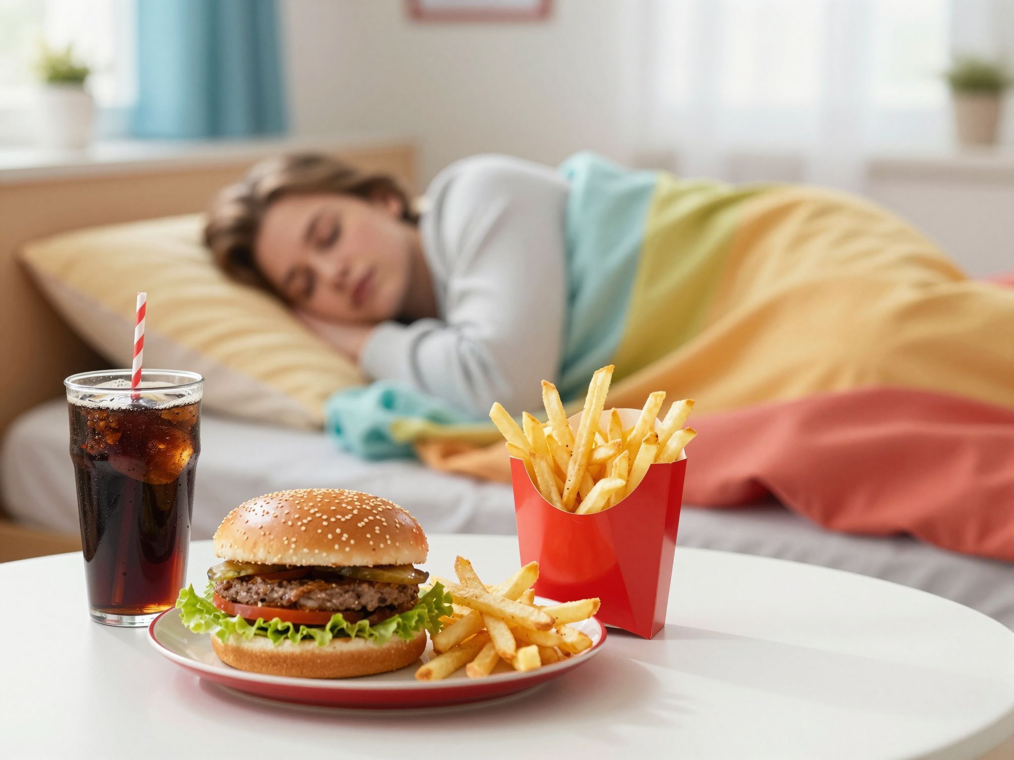 A gyorséttermek fogyasztása ronthatja az alvásminőséget.