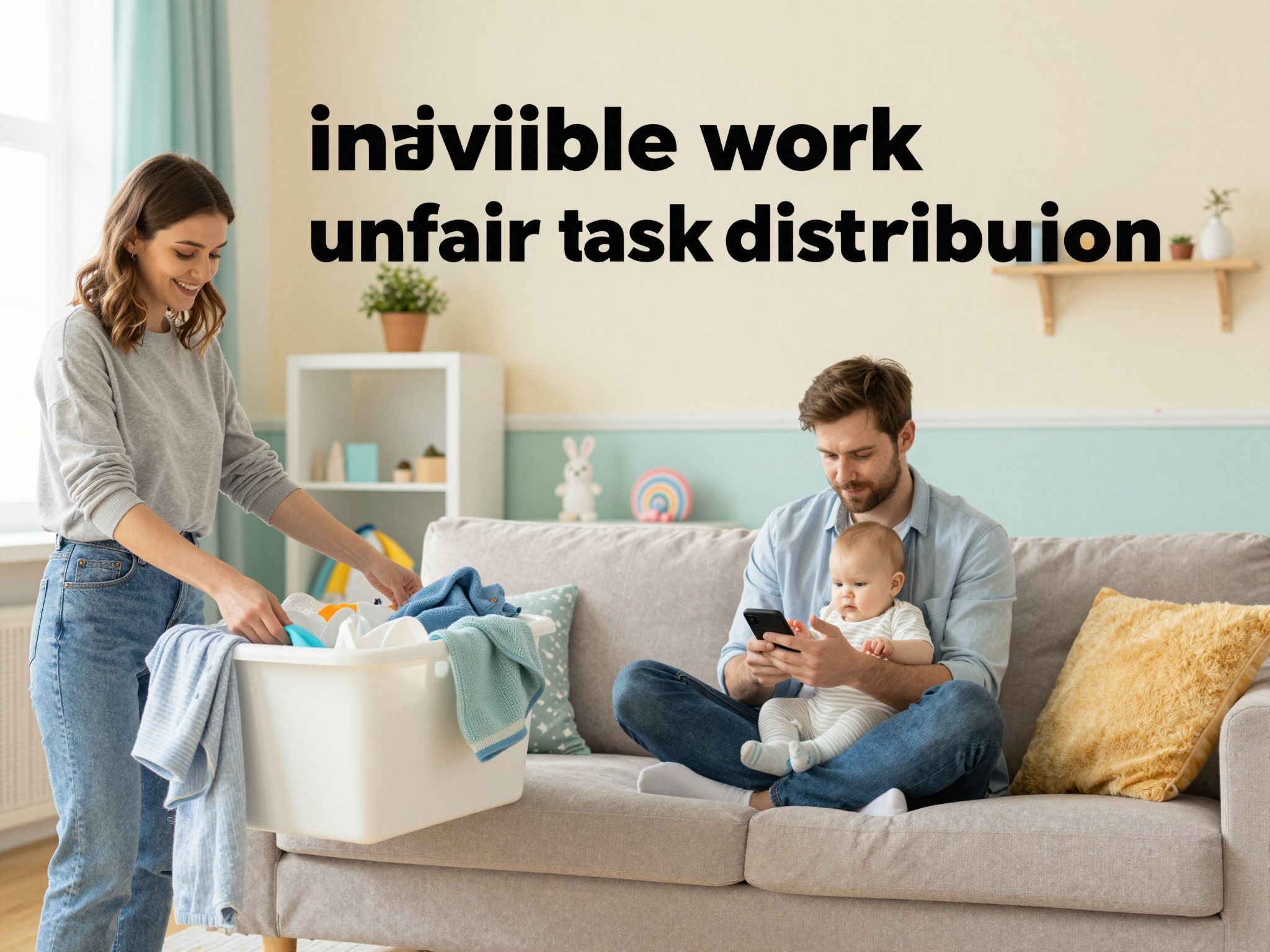 A láthatatlan munka növeli a párok közötti feszültséget.