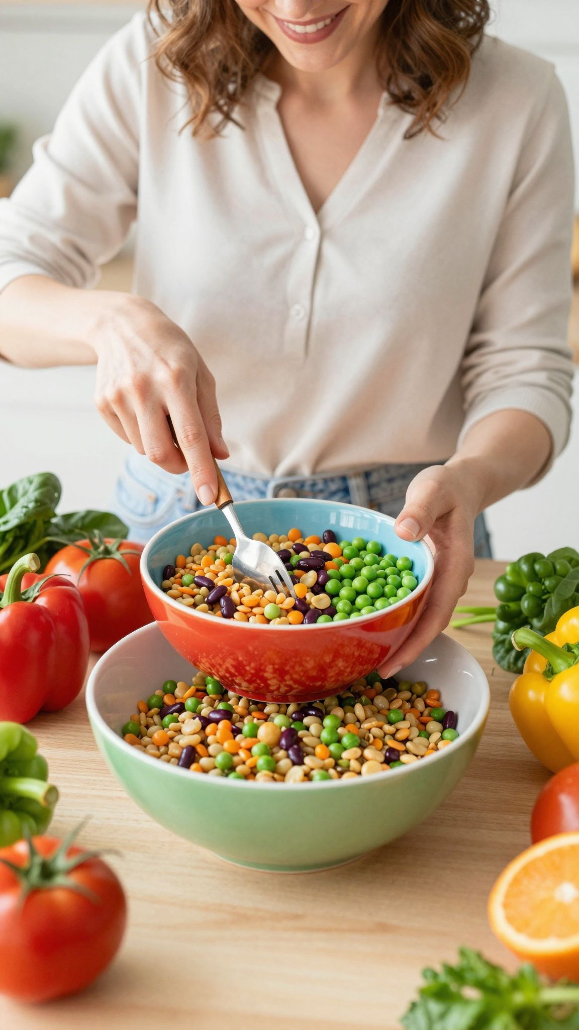 A lencse gazdag fehérjében és rostokban, tápláló választás.