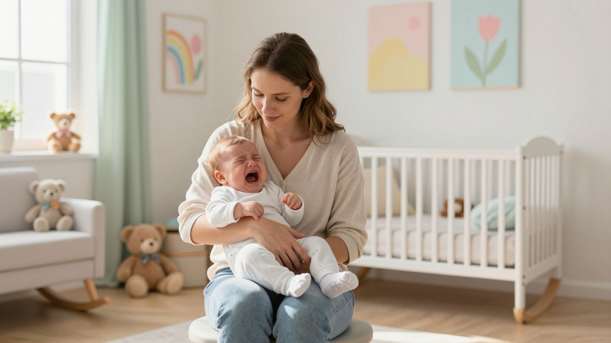 A rendszeres rutin elősegíti a baba nyugodt alvását.