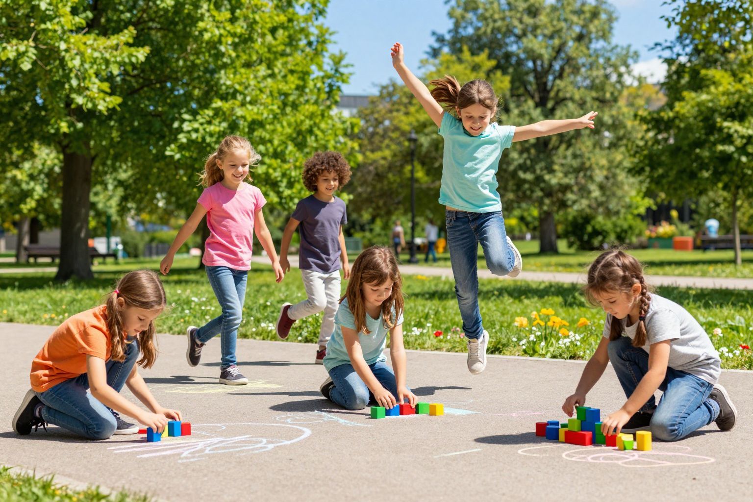 A mozgás fejleszti a motoros készségeket és koordinációt.