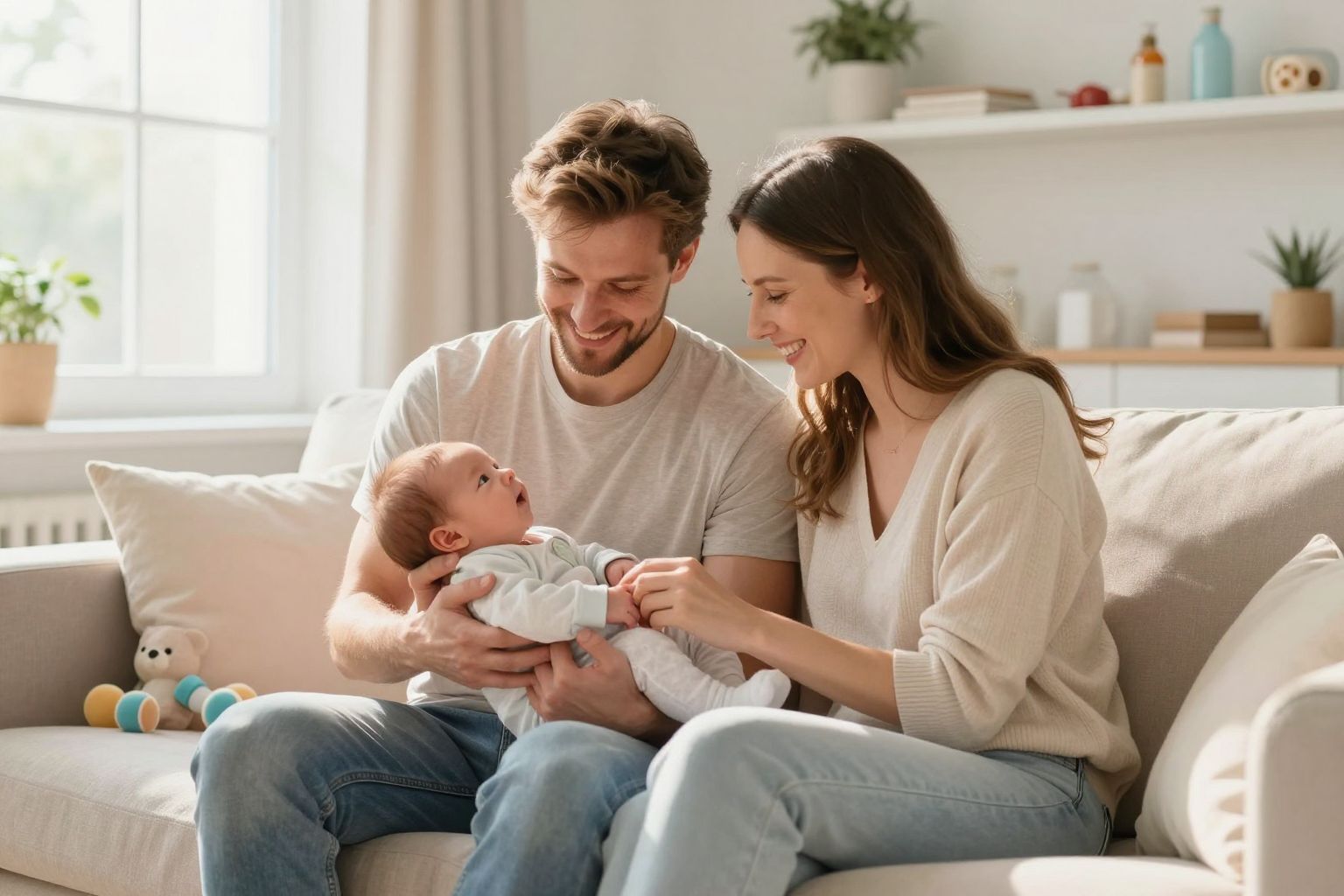 A negyedik trimeszter erősíti a szülők közötti köteléket.