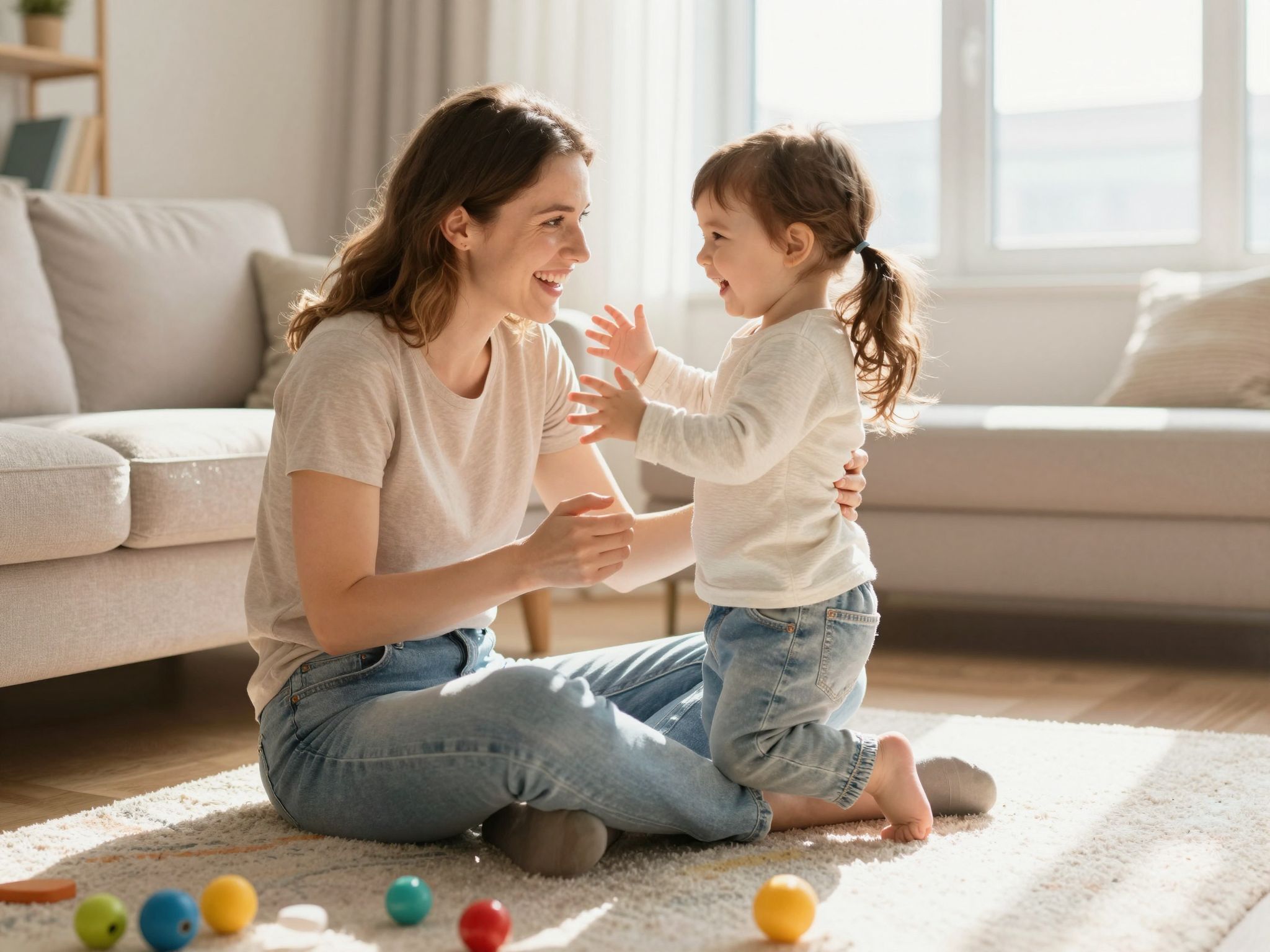 A szemkontaktus segíti a csecsemők nyelvi fejlődését.