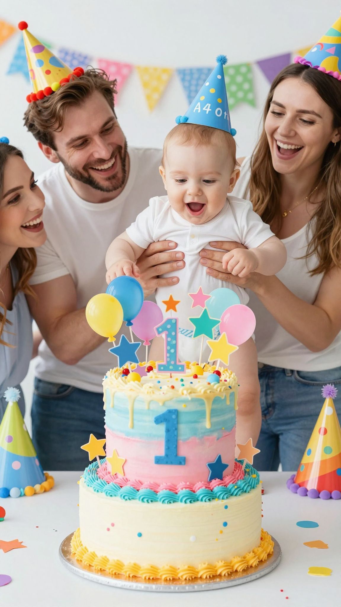 A smash cake ideális az első születésnapi ünnepléshez.