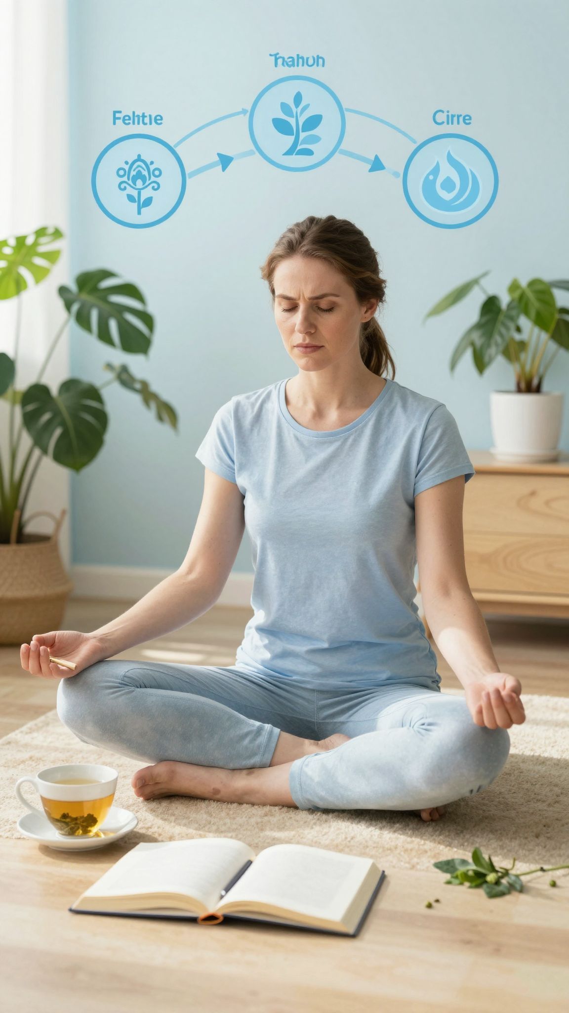 A stressz fokozza a kortizoltermelést, zavarva a ciklust.