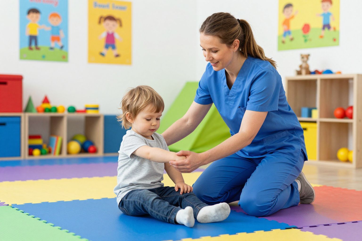 A fizioterapeuták kulcsszerepet játszanak a gyermekek fejlődésében.