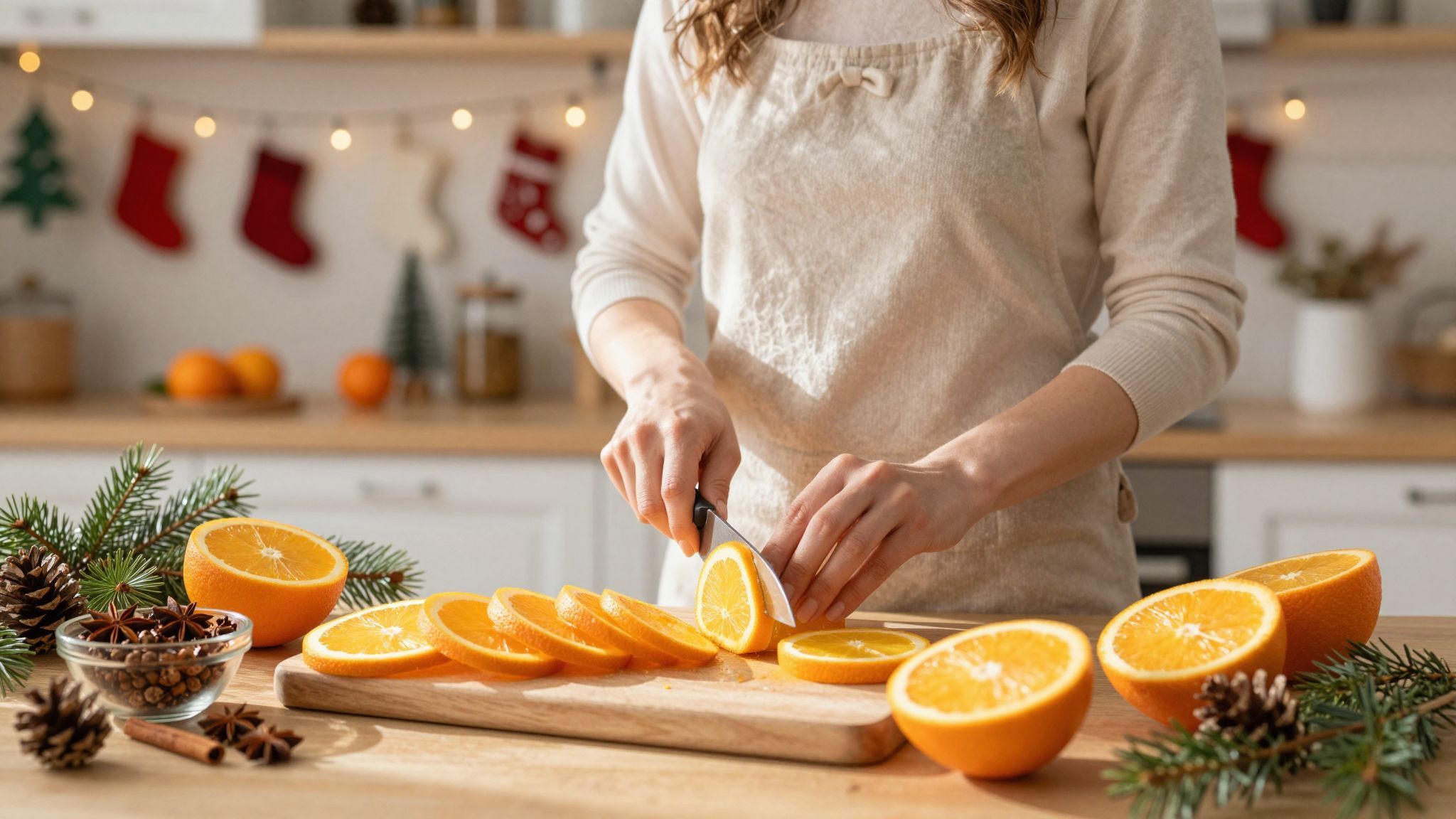 A szárított narancs a téli ünnepek szimbóluma.