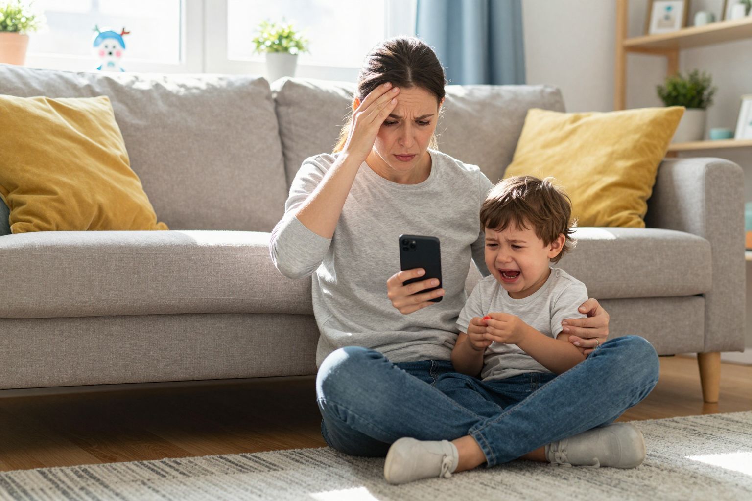 A szülők okostelefonja segít a stressz kezelésében.
