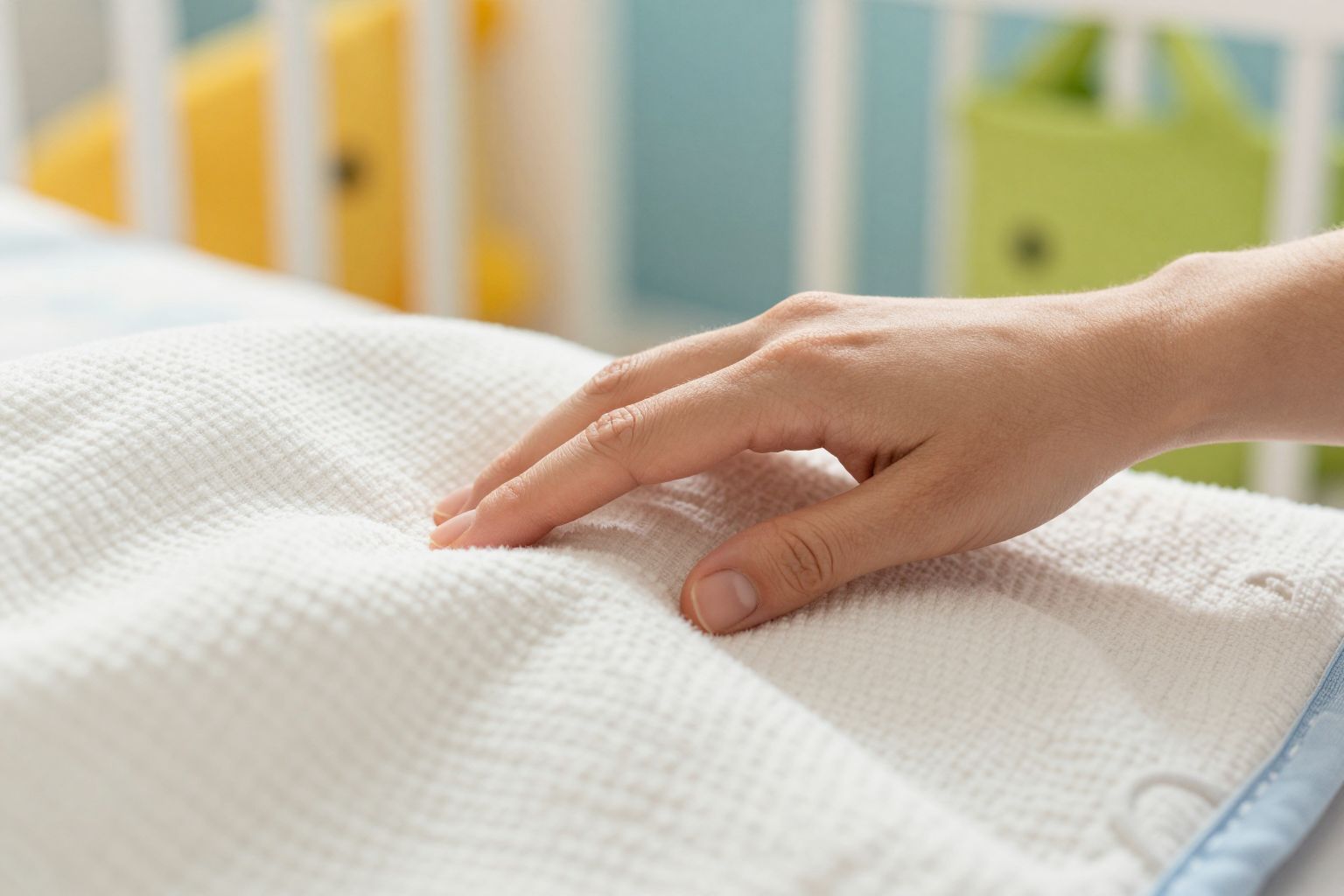 A tapintás segíti a baba fejlődését és tanulását.