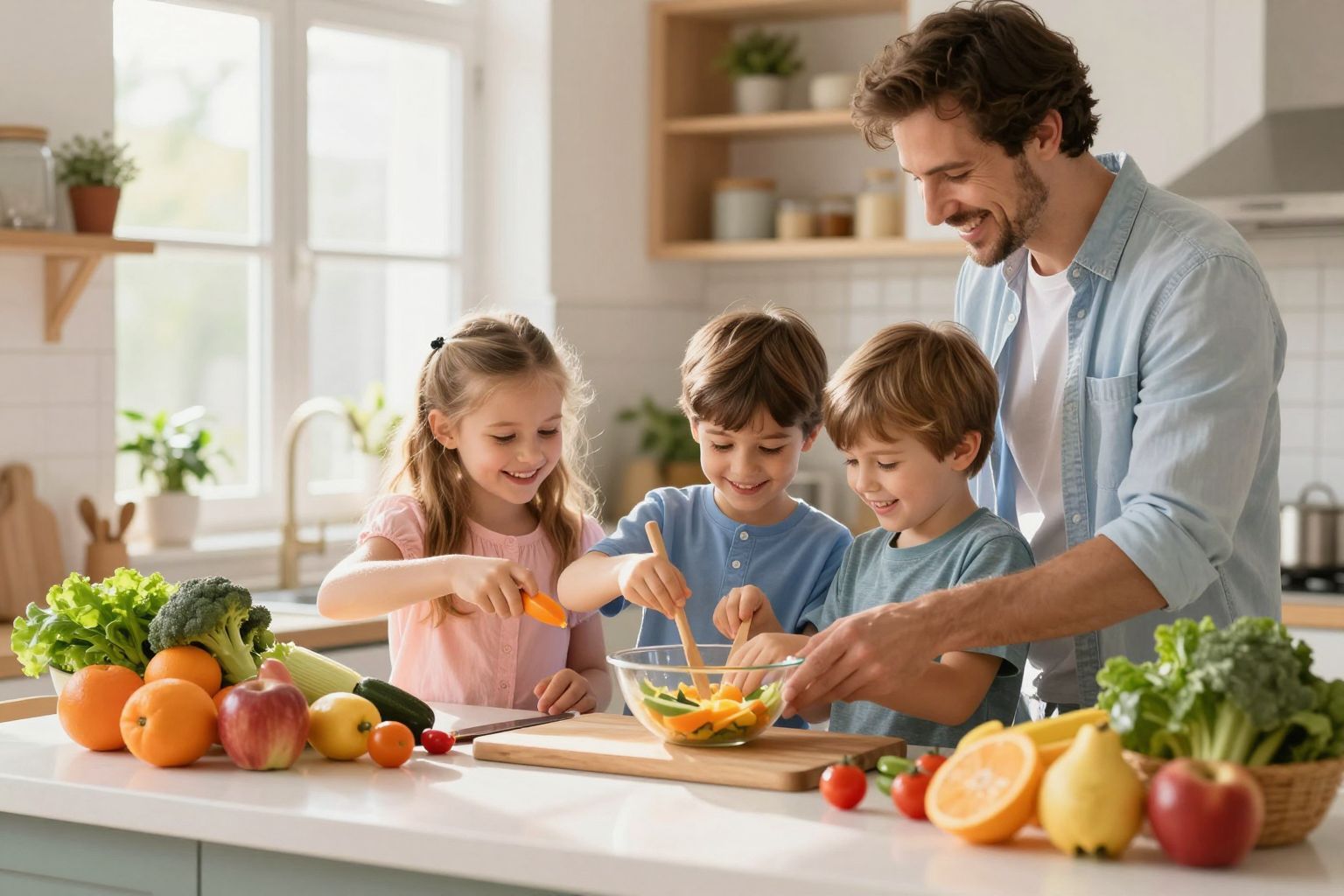 A megfelelő táplálkozás alapvető a gyermekek egészséges növekedéséhez.