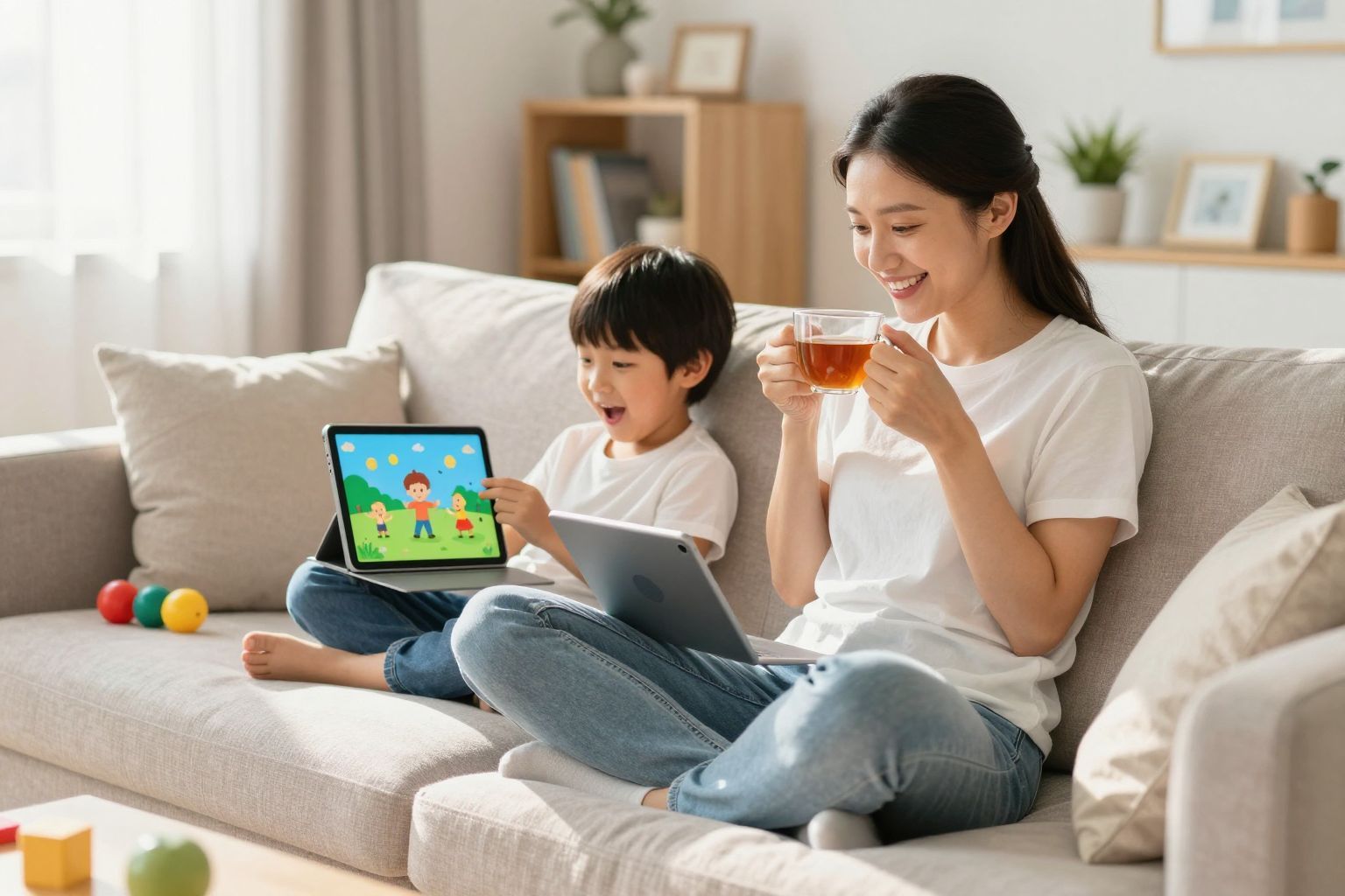 A digitális bébiszitterek előnyei a szülői stressz csökkentésében rejlenek.