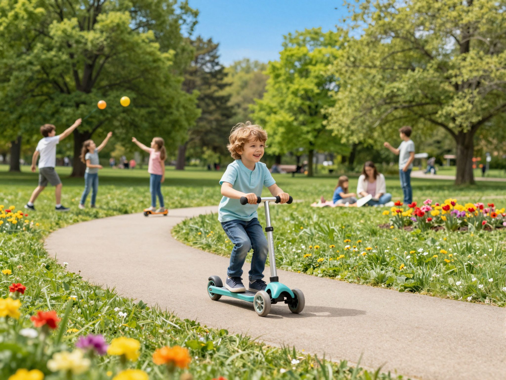 A természet serkenti a gyerekek mozgásigényét és kreativitását.