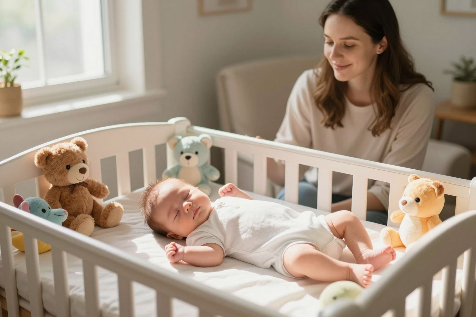 Az újszülöttek naponta akár 16-18 órát is alszanak.