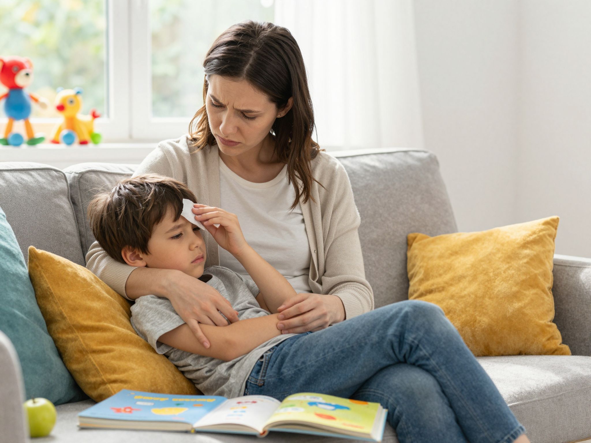 A lázgörcs szülői aggodalmat válthat ki hirtelen.