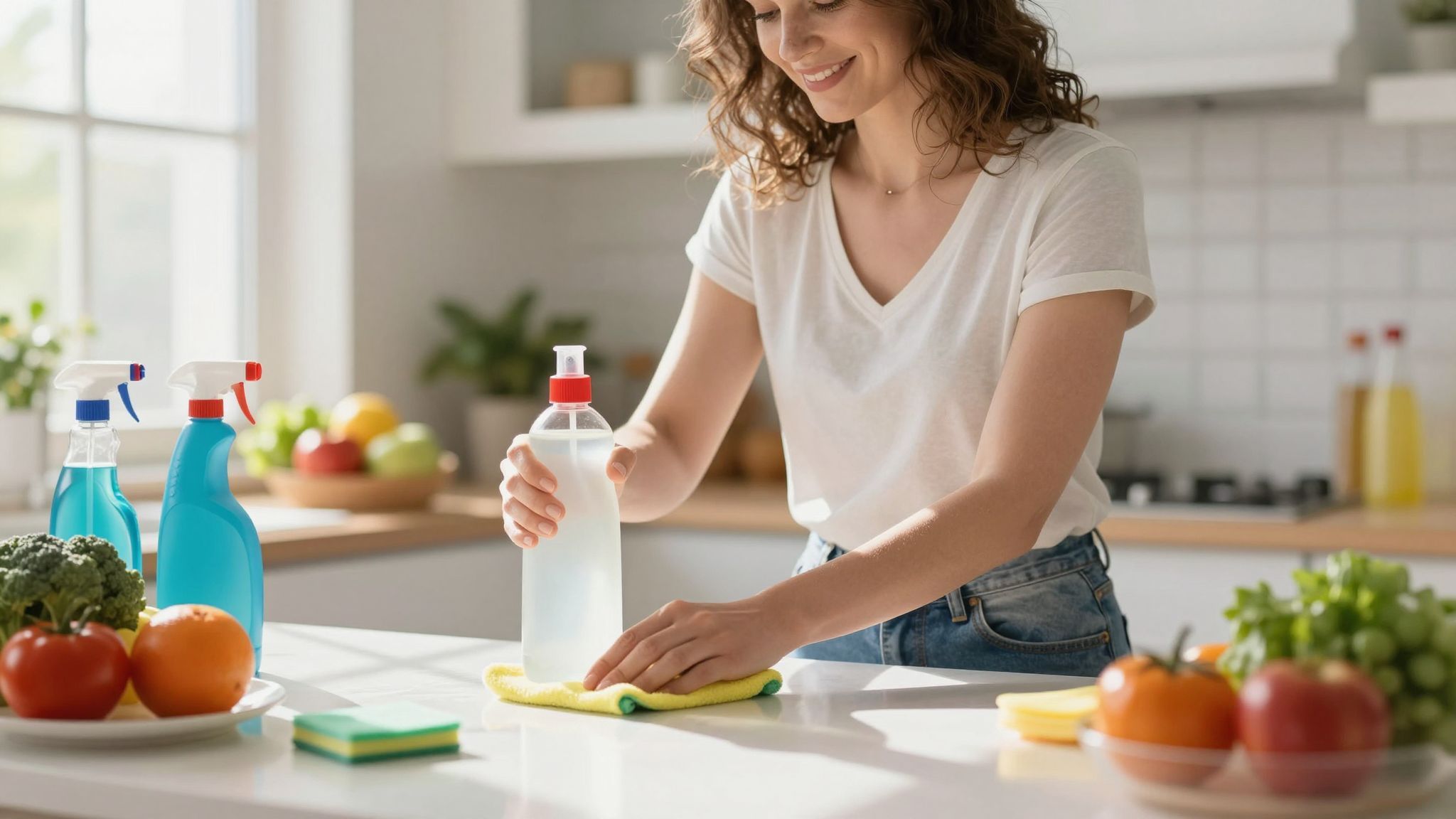 Az ecet biztonságos és környezetbarát a kisgyermekes otthonokban.