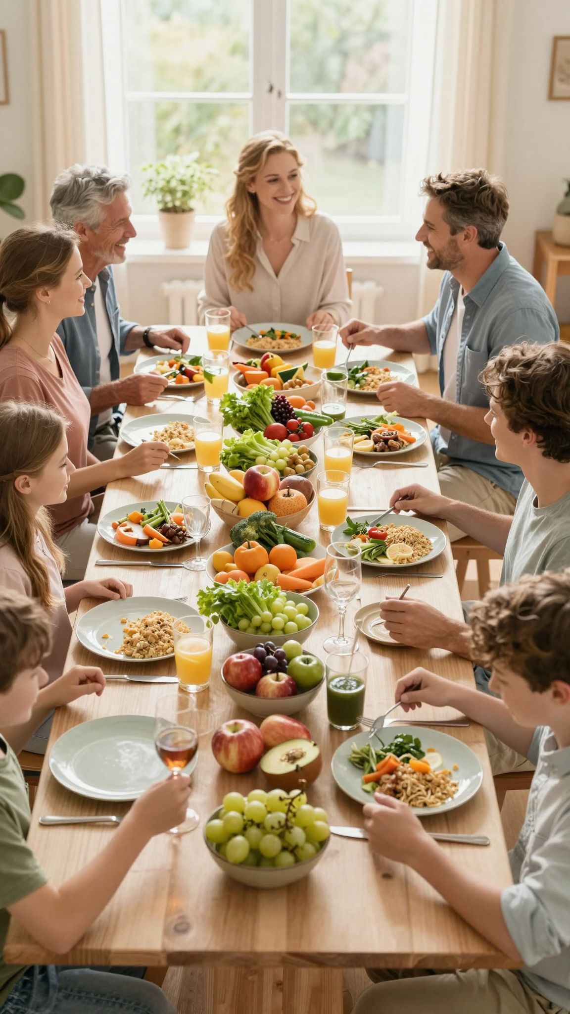 A közös étkezések erősítik a családi kötelékeket és egészséget.