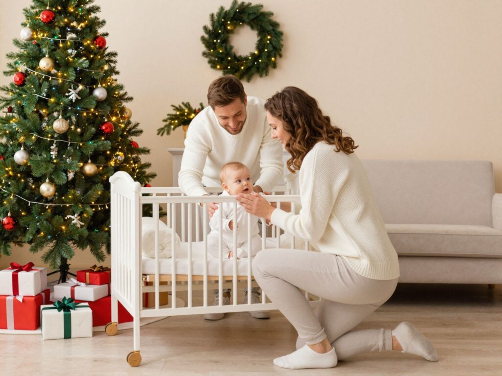 Az első karácsony a babával: tippek a nyugodt és stresszmentes ünnepléshez