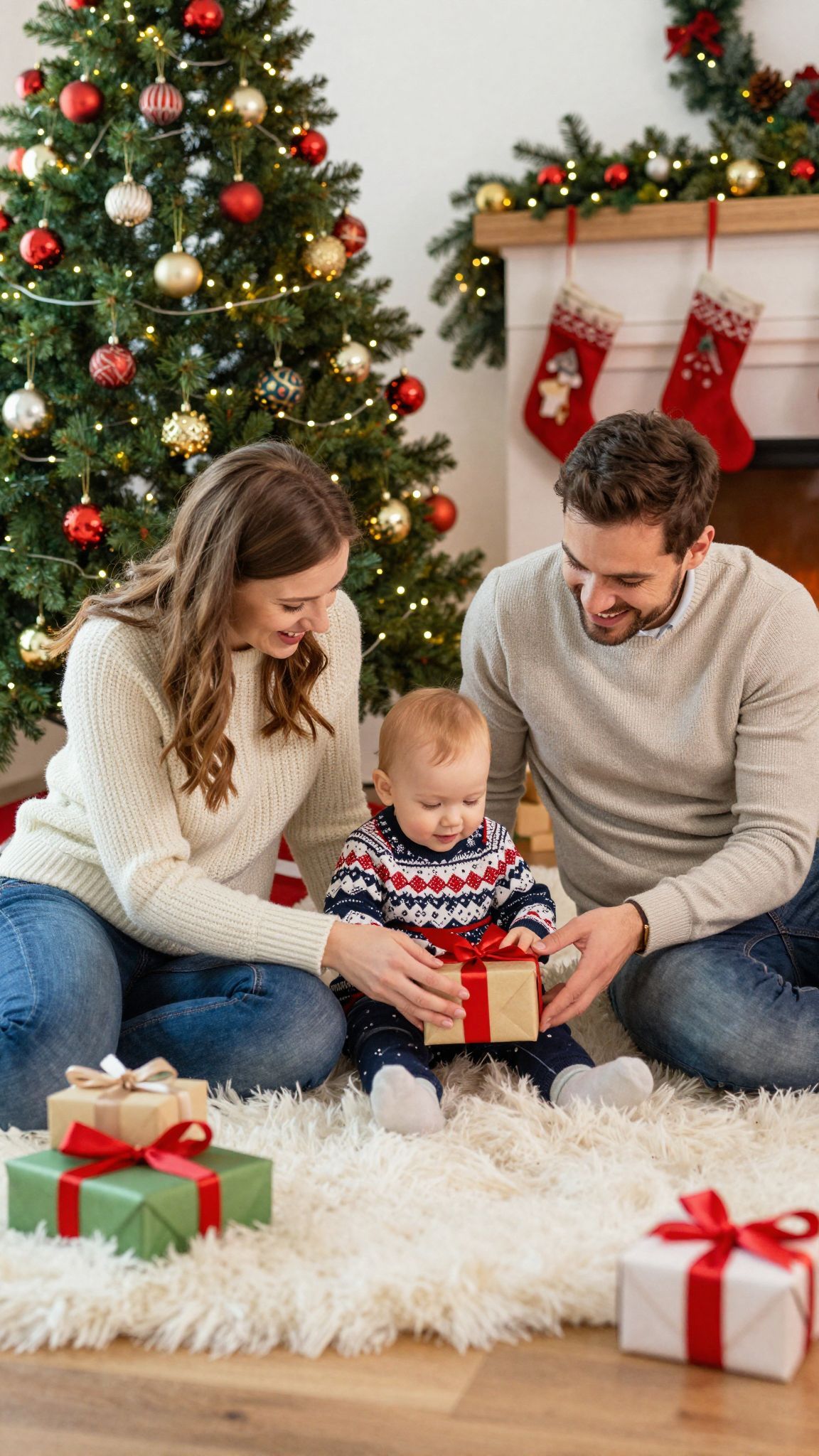 Az első karácsony emlékei örök kincsek a szívben.