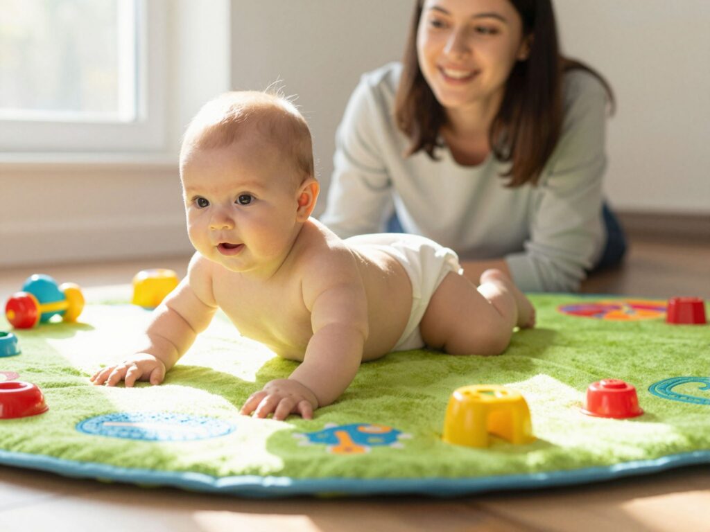 „Az én babám még nem forog”: mikor jelez problémát a fejlődés üteme?