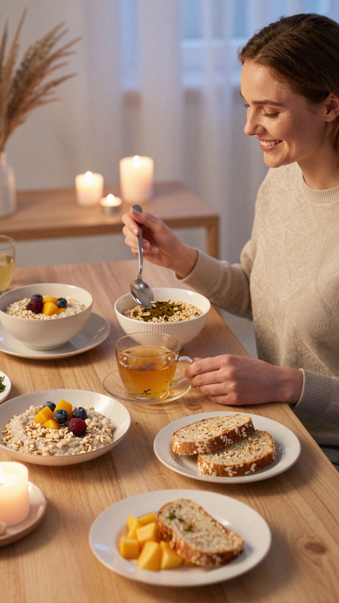 Az esti étkezés ne legyen bőséges, segít az alvásban.