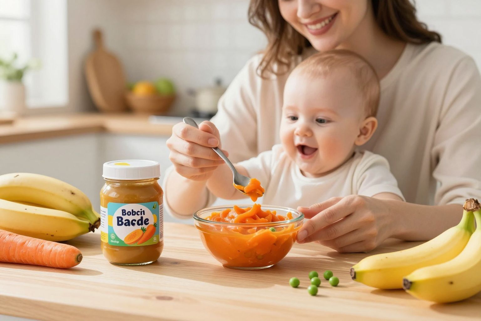 A házi bébiétel friss és tápanyagdús alternatíva.