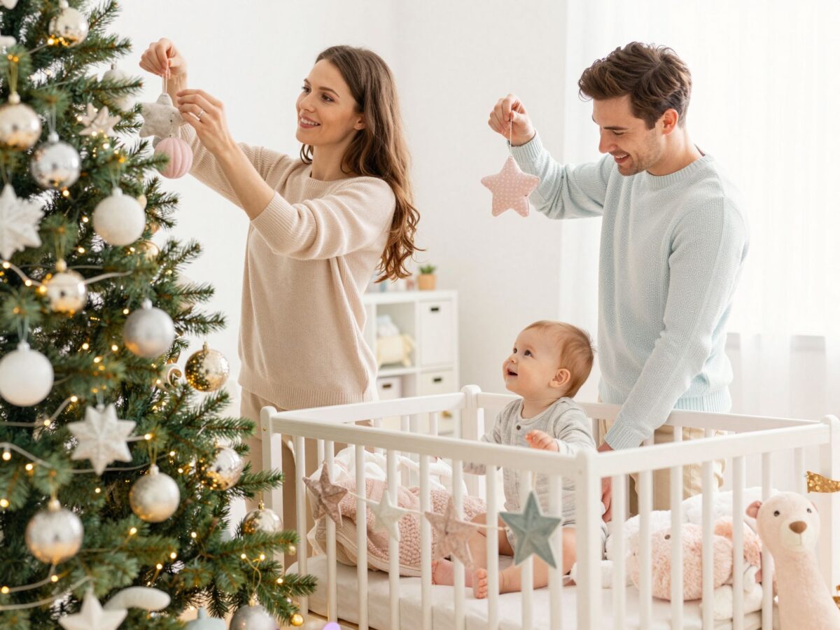 Biztonságos karácsonyi dekoráció a babaszobában: mire figyelj?