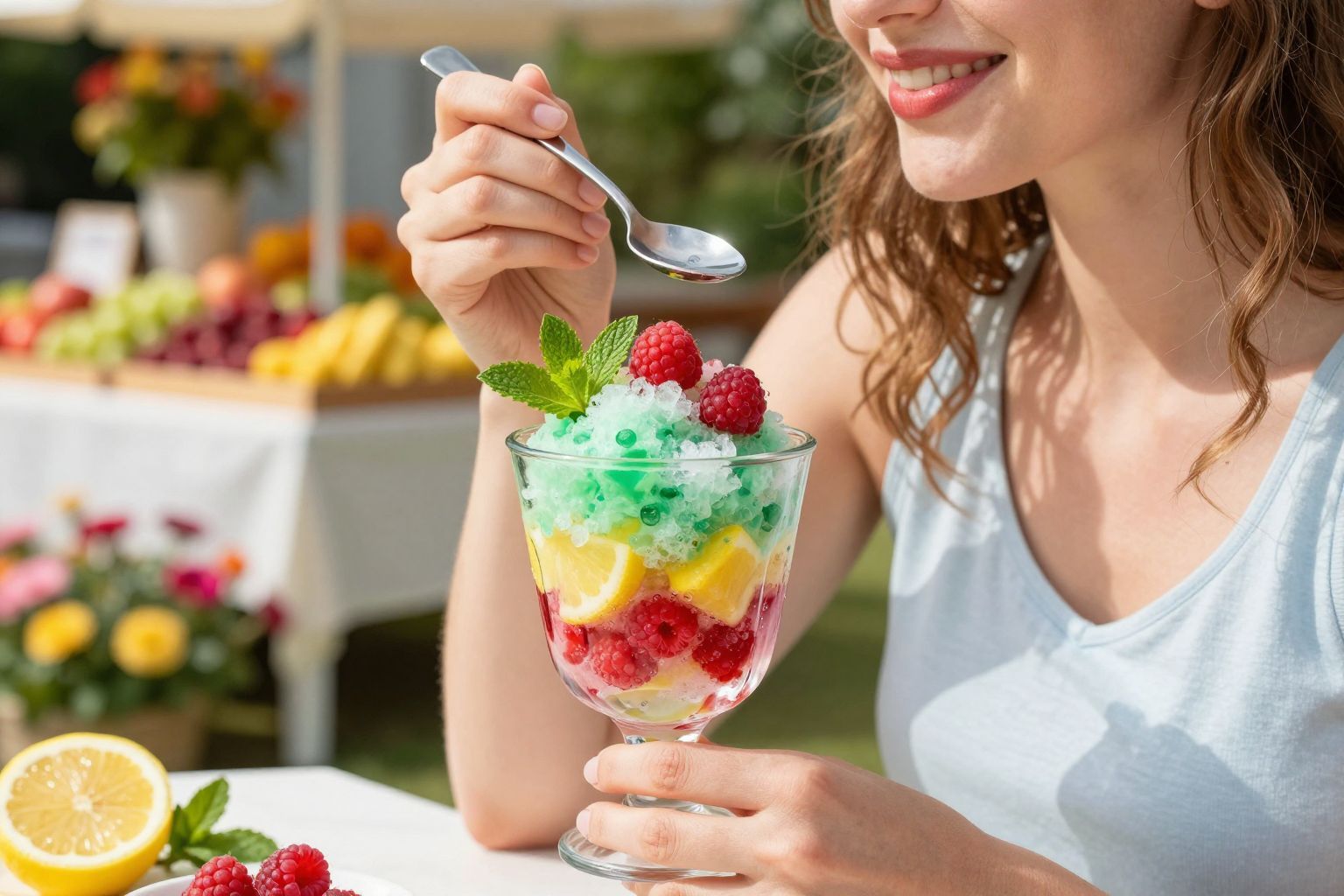 A természetes édesítők nélkül is ízletes granitát készíthetsz.