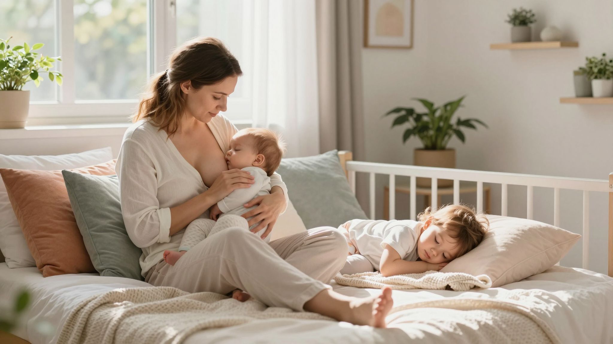 A szoptatás javítja a csecsemők alvási ritmusát.