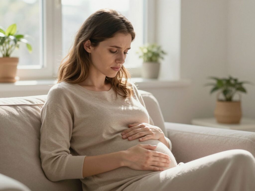 Görcsök és enyhe fájdalom az első trimeszterben: a beágyazódás jelei vagy vetélés?