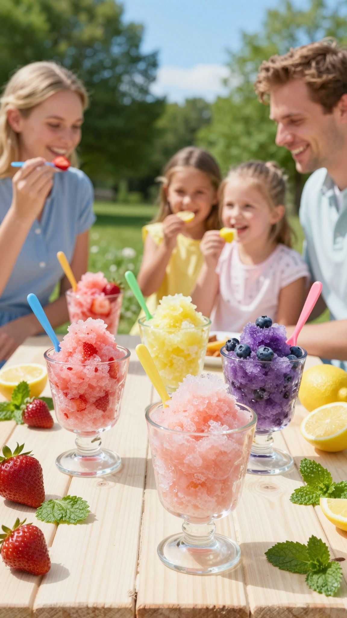 A házi granita titka a türelem és az ízek.