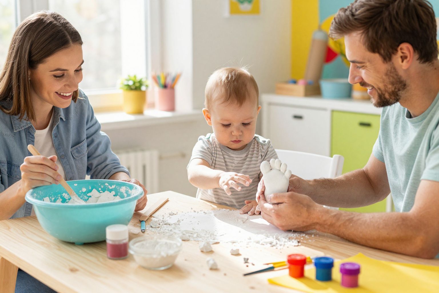 A gipsz gyorsan szárad, de ne hagyd magára!