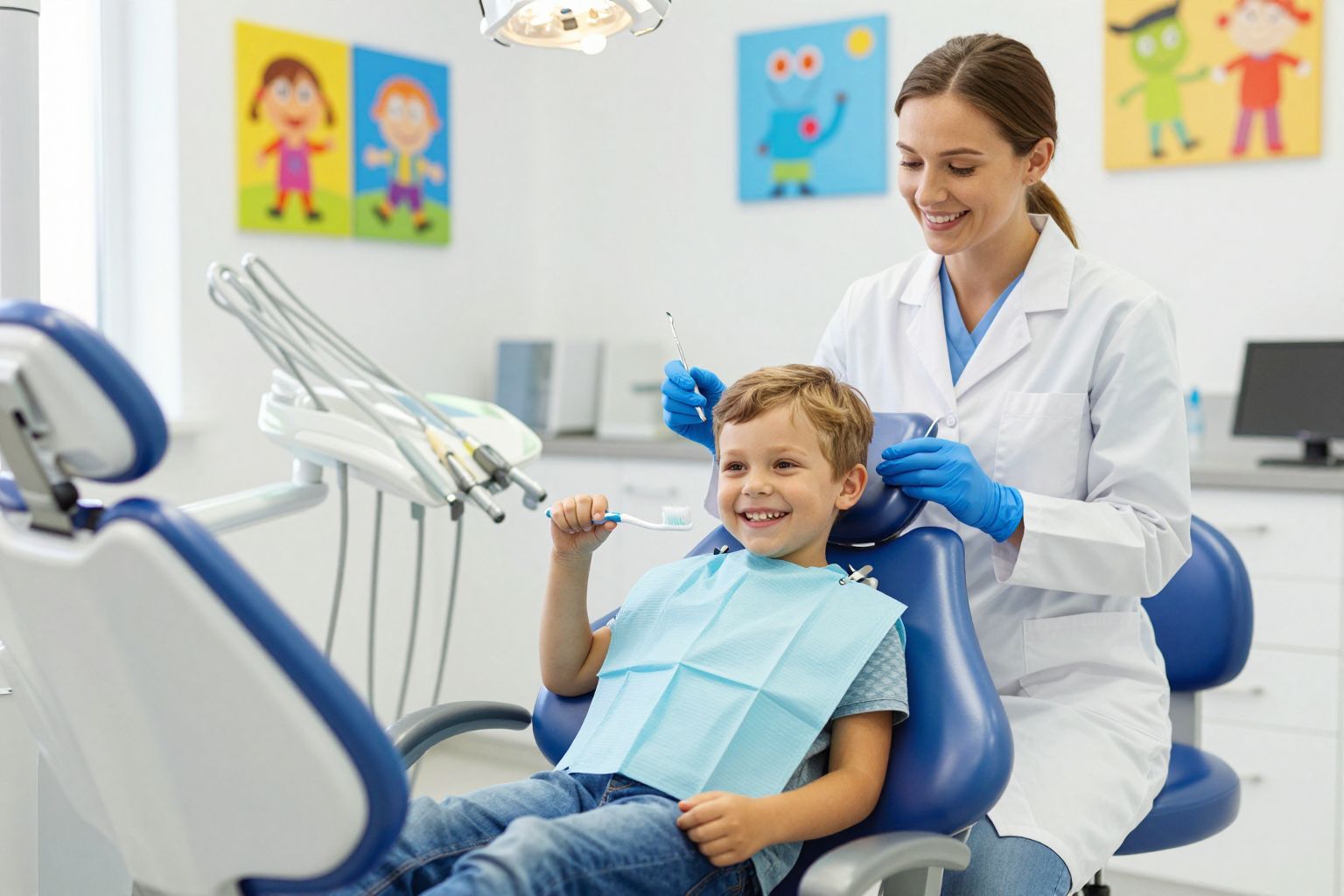 Fontos a gyermek nyugodt légkörének megteremtése az előkészítés során.