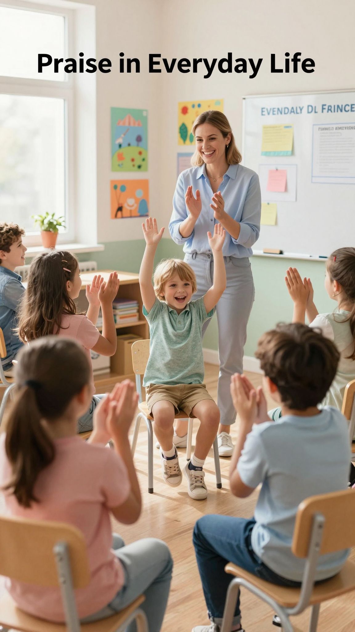 A dicséret erősíti a gyermek önbizalmát és motivációját.