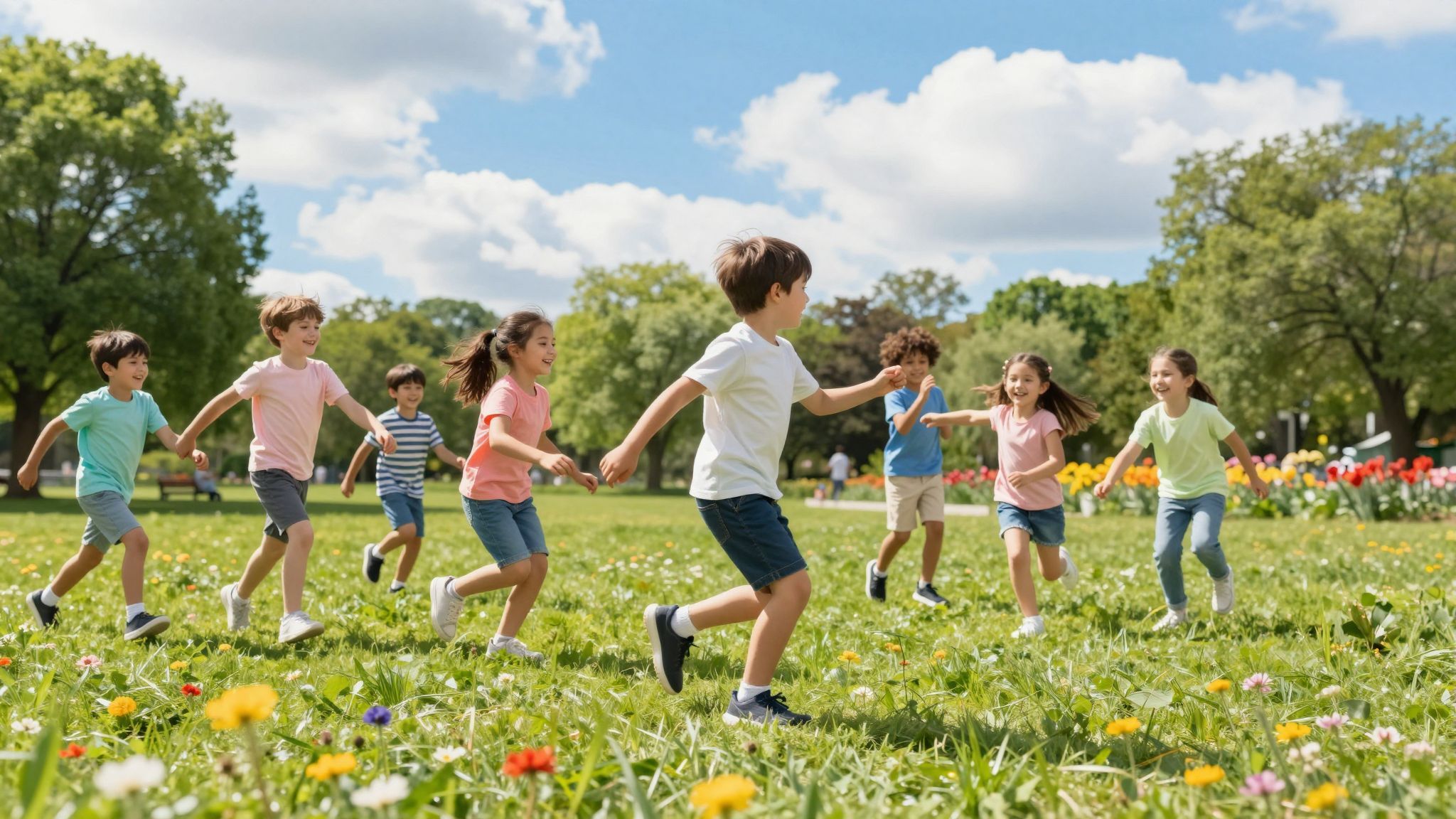A szabad mozgás fejleszti a gyerekek kreativitását és önbizalmát.