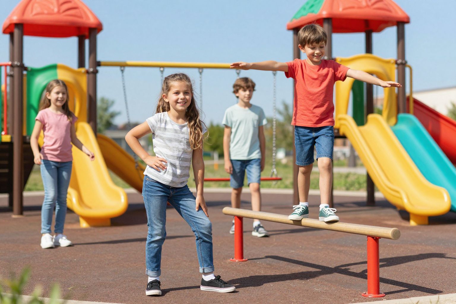 A helyes testtartás segít a gyerekek fejlődésében.