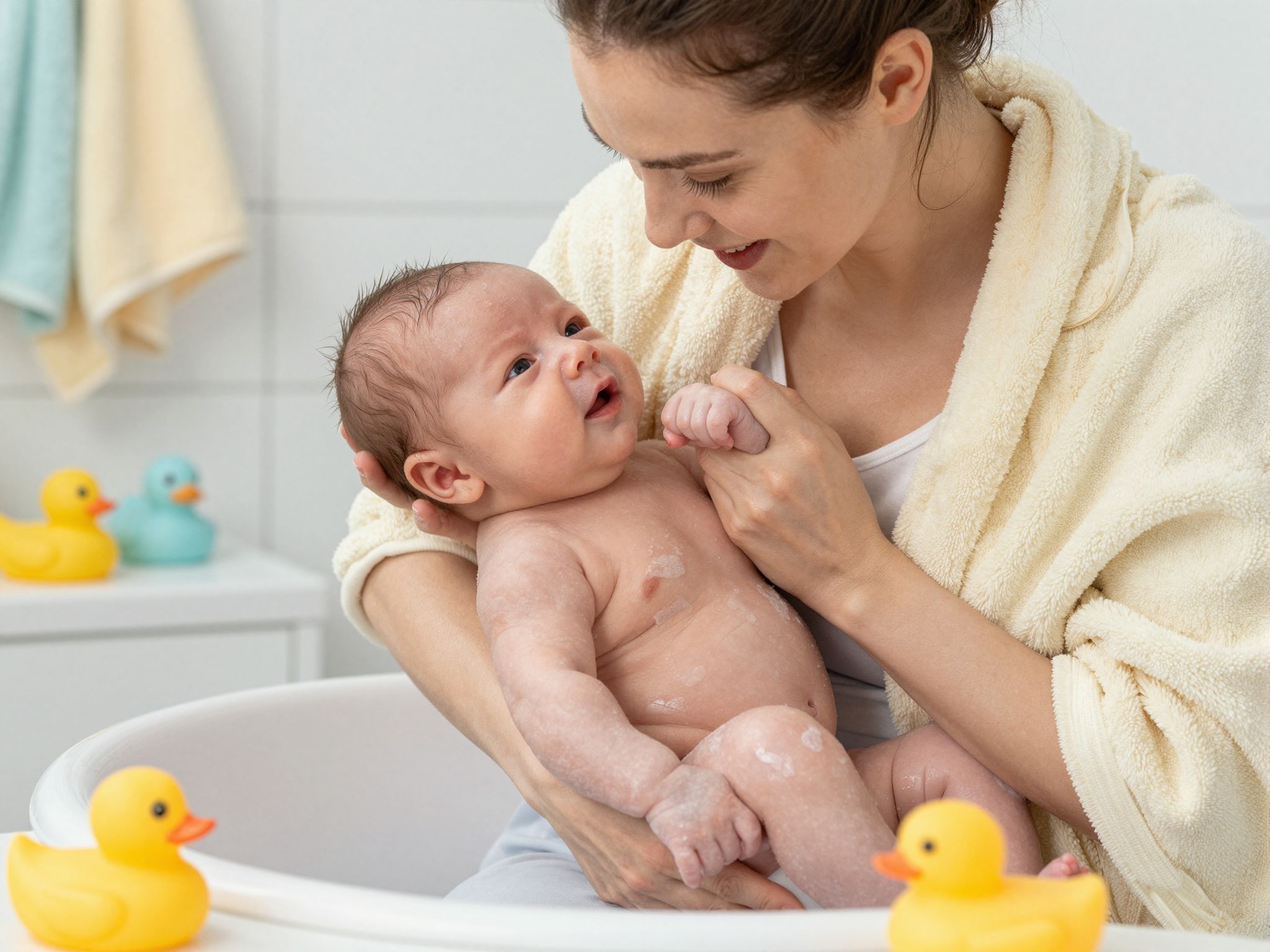 A magzatmáz védi a baba bőrét a kiszáradástól.