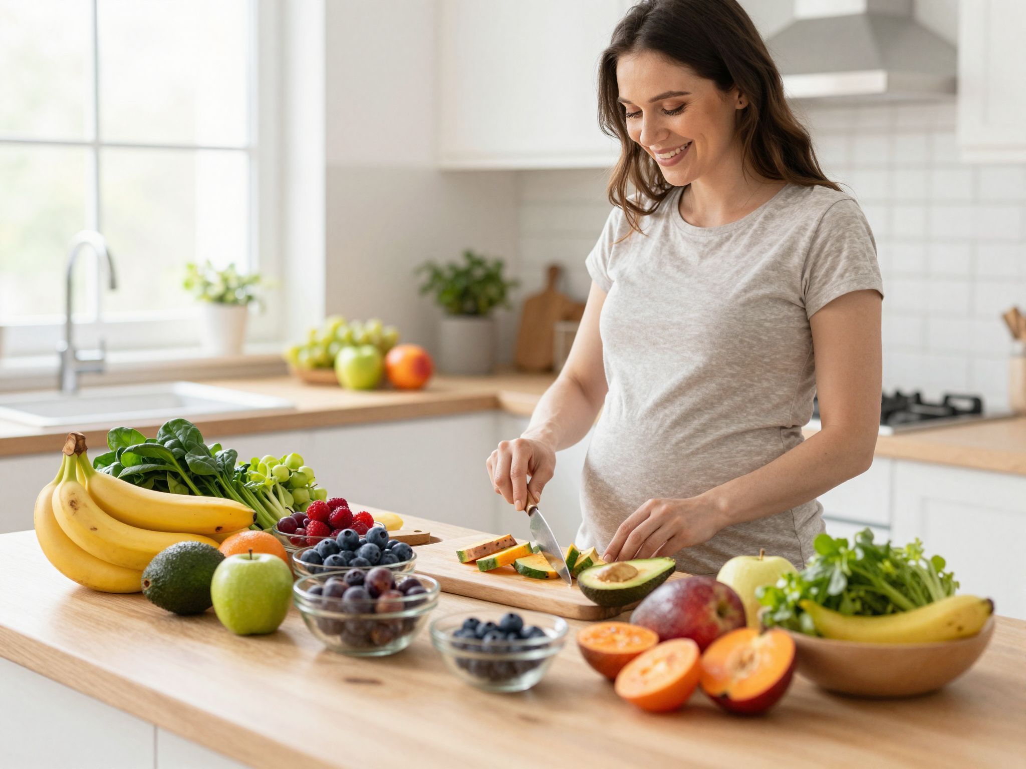 A terhességi étrend gazdag folsavban segíti a fejlődést.