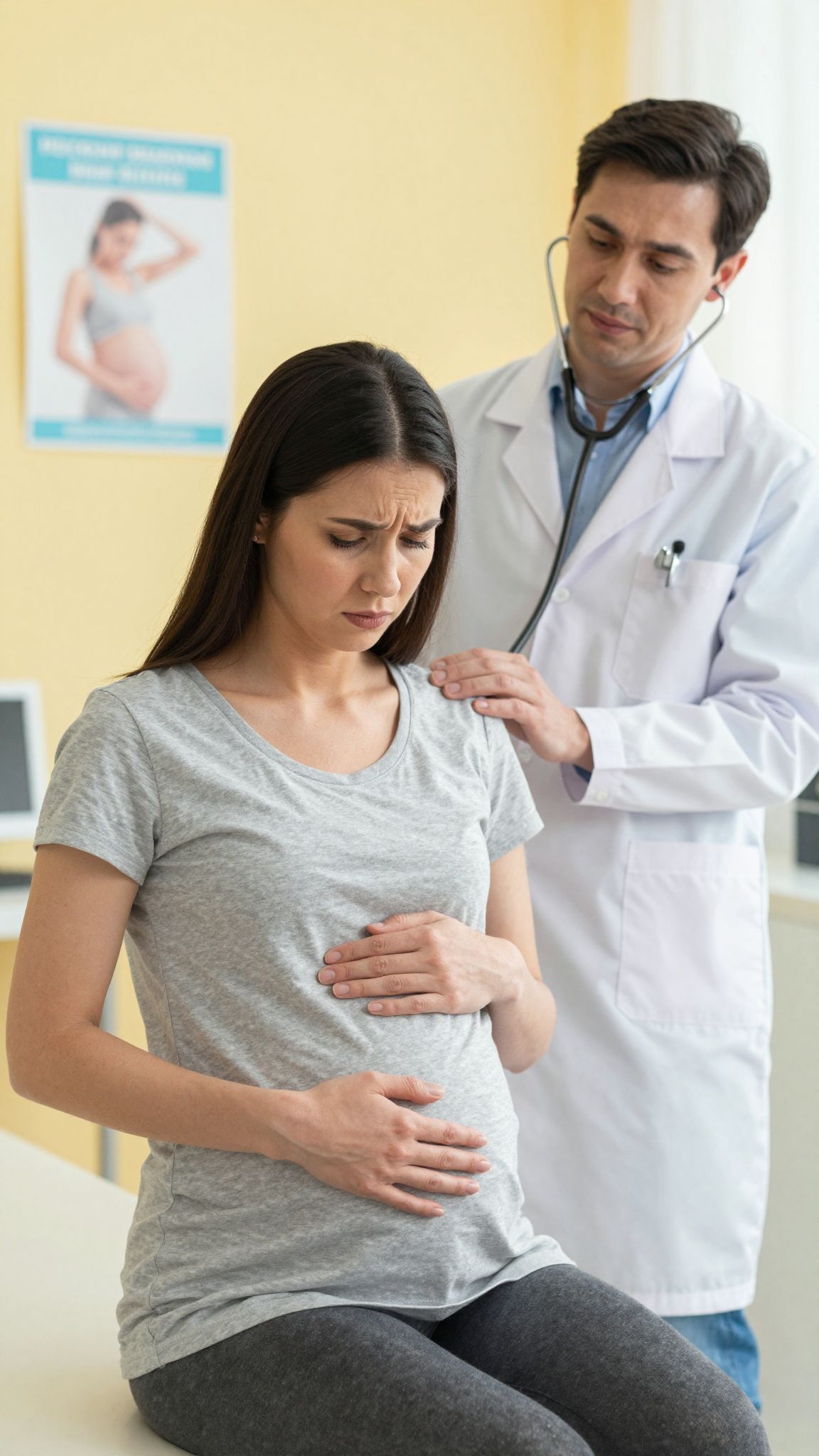 Várandósan a hirtelen fájdalom mindig orvosi sürgősséget igényel.