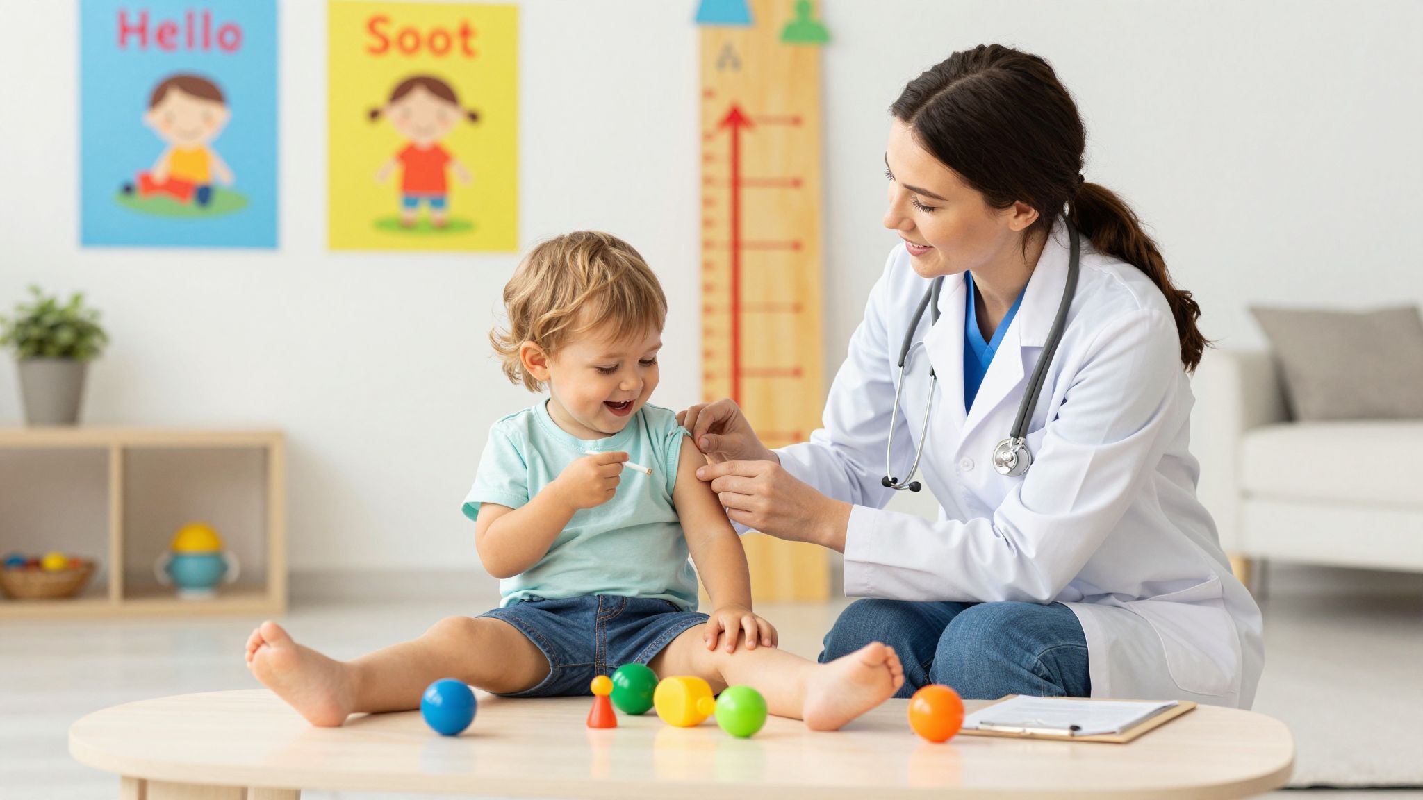 A két éves korban javasolt oltások védelmet nyújtanak.