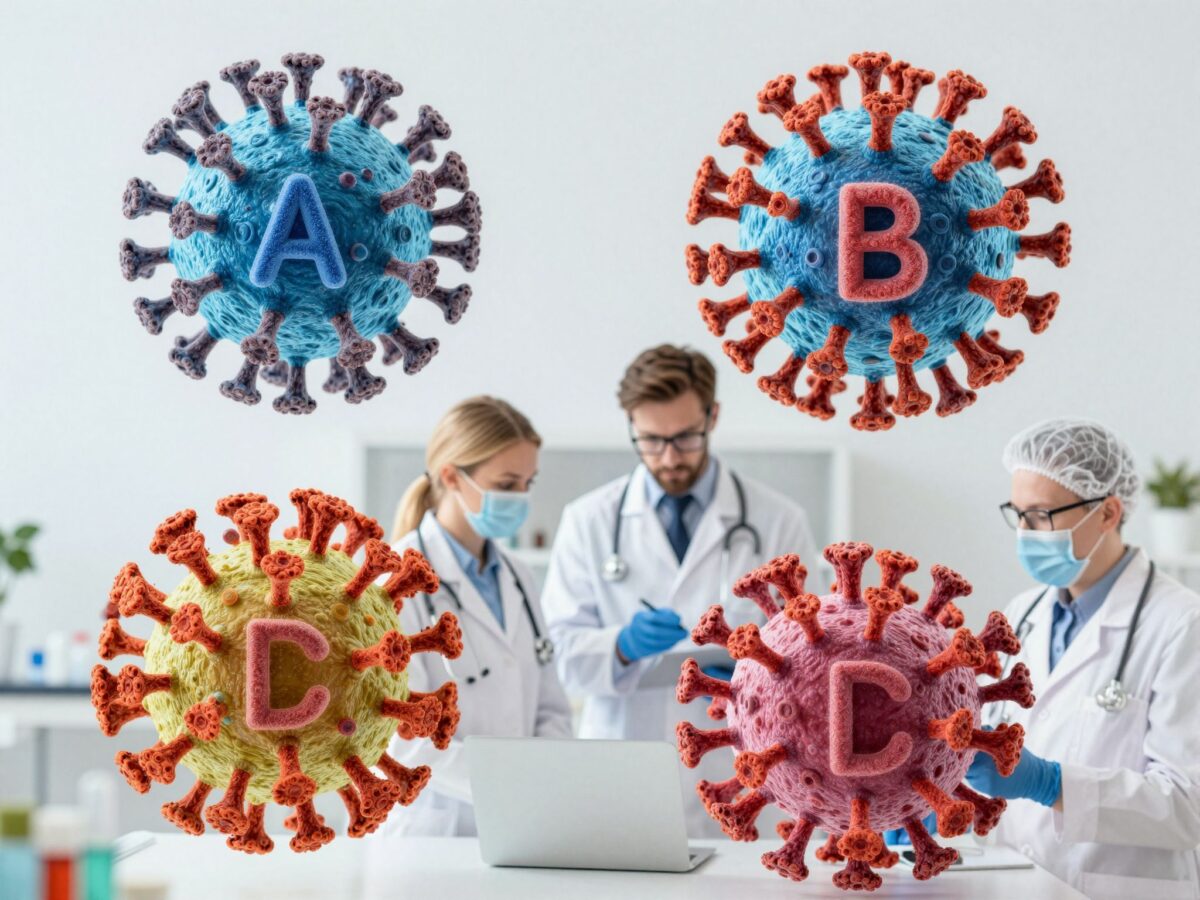 Influenza A, B, C és D: ismerd meg a 4 típust és a legfontosabb különbségeket